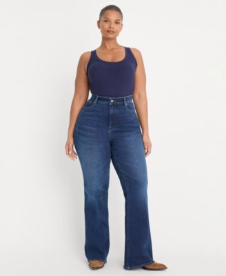 Women's Compression Good Legs Flare Jeans