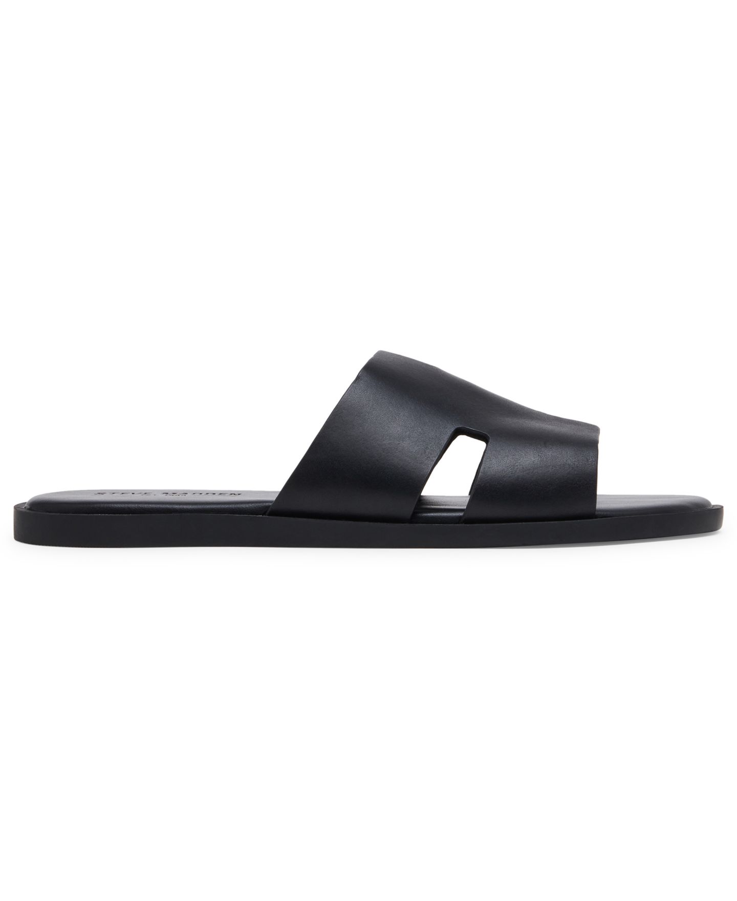 Мужские тапочки Steve Madden Leone Slip-On Slipper, цвет: Чёрный — фото 2