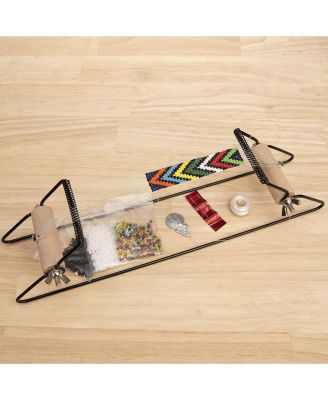 Metal Bead Loom Kit Thread 18 Glass Beads Bracelets Necklaces Belts