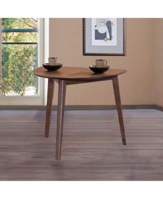 Furniture Oscar 32" Solid Wood Triangle Corner Table