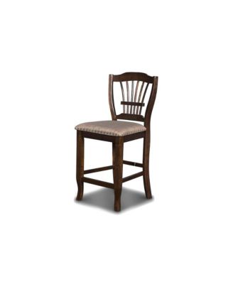Bixby Wood Counter Chair in Espresso (Set of 4)