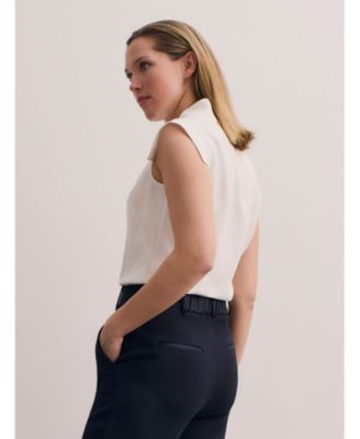 Women's Bowery Sleeveless Silk Blouse