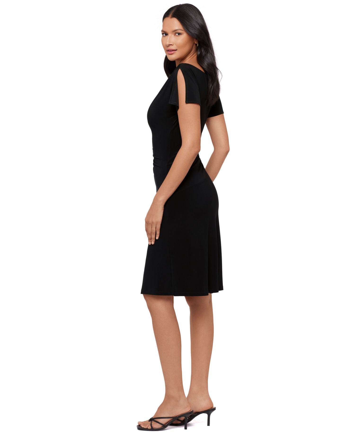 Women's Cowl Neck Shaping Dress