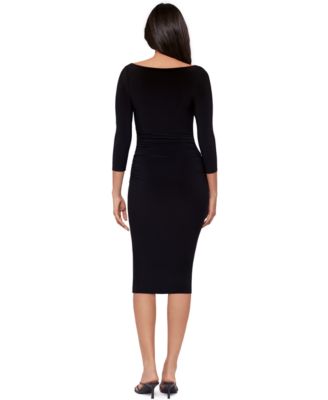 Women's Solid Rory Boat Neck Dress