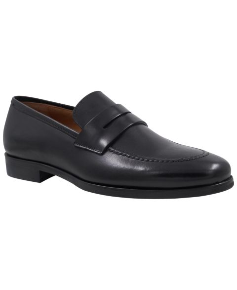 Мужские туфли Bruno Magli Preston Slip-On Penny, цвет: Чёрный