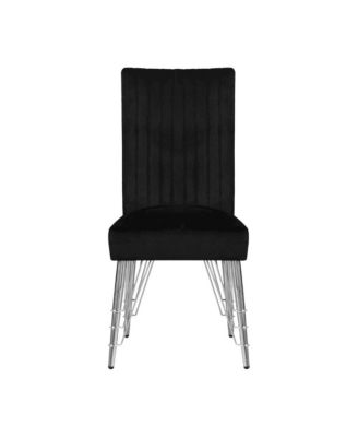 Ava Wood Upholstered Dining Chair(Set of 2)