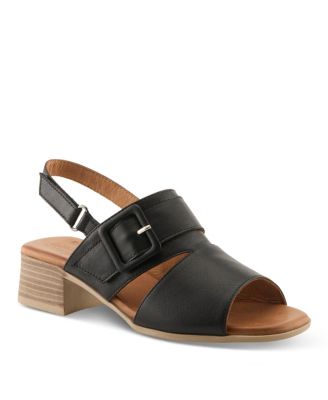 Acoliana Strappy Sandals with Buckle Closure