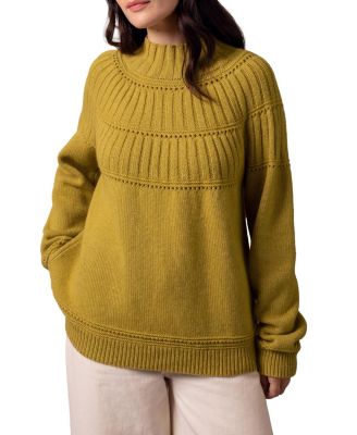 Women's Textured Yoke Sweater
