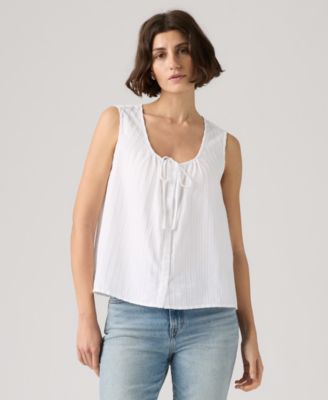 Women's Luella Sleeveless Tie-Neck Blouse