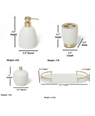 Dubai 4-Pc. Bath Set