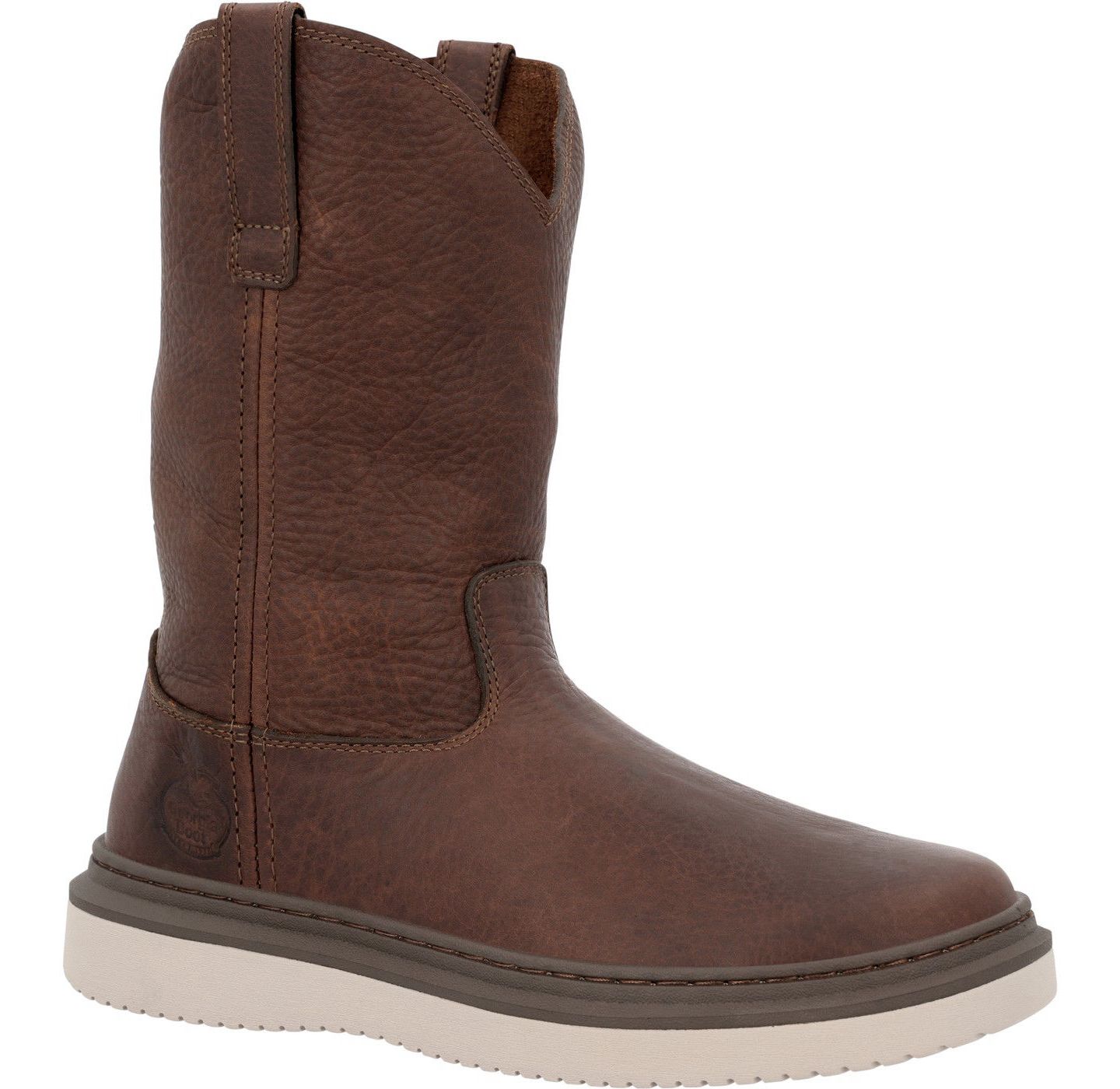 Мужские ботинки GEORGIA BOOT Wedge Superlyte 11" Pull-On Work Boot, цвет: Коричневый — фото 22