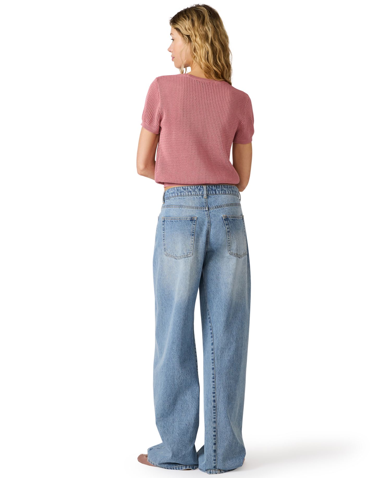 Women's Blakelee Crewneck Short-Sleeve Sweater