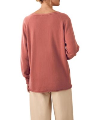 Women's British Geelong Relaxed V-Neck Sweater