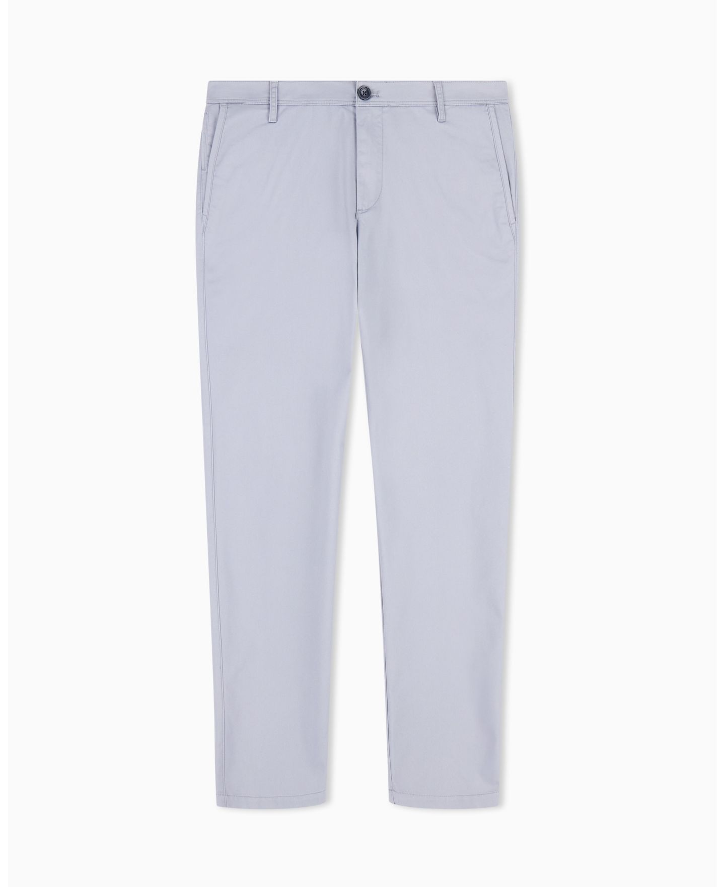 Мужские брюки A|X Armani Exchange Slim Fit Chino, цвет: Серо-бежевый, вариант 1 — фото 4