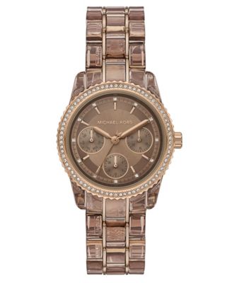 Women's Bryant Quartz Multifunction Beige Gold Mixed Watch 35mm