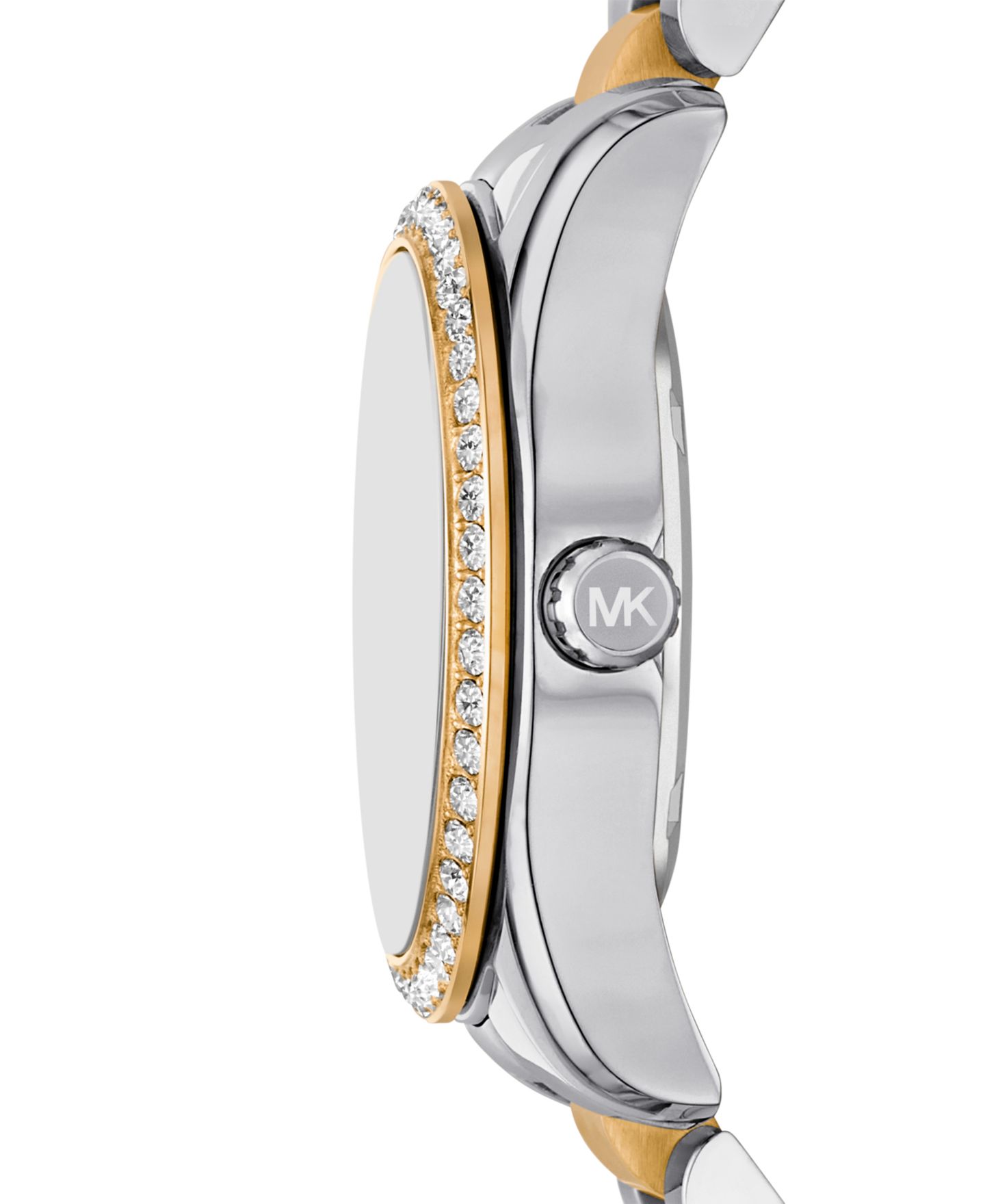 Женские часы Michael Kors Lexington Quartz Multifunction Two-Tone Stainless Steel Watch 34mm — фото 2