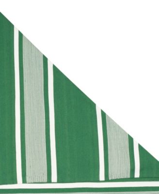 Hanover Stripe LRL2461B Green 8' X 10' Outdoor Area Rug