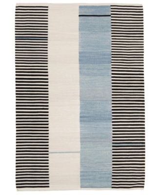 Aryn Stripe LRL7310C Slate 4' X 6' Area Rug