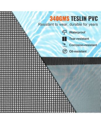 4 x 108 FT Removable Safety Pool Fence With Stainless Steel Legs For DIY Installation