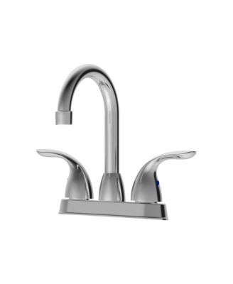 CUPC Certified 2 Handle Bathroom Sink Faucet Chrome Finish
