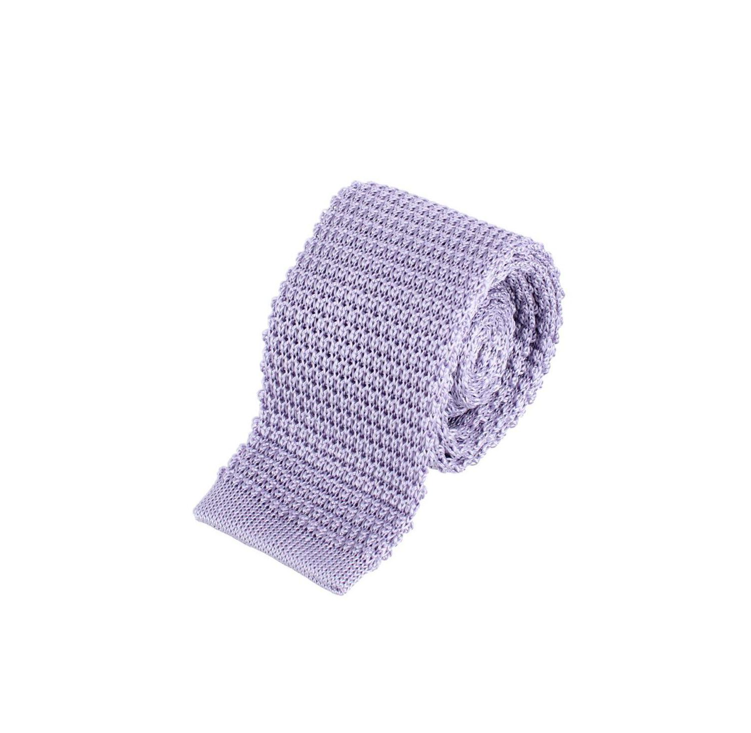 Men's Zion Knit Silk Solid Colored Necktie