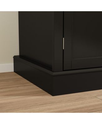 Changing Table, Chest of Drawers, Dresser with 3 Drawers, 4 Shelves and 2 Doors