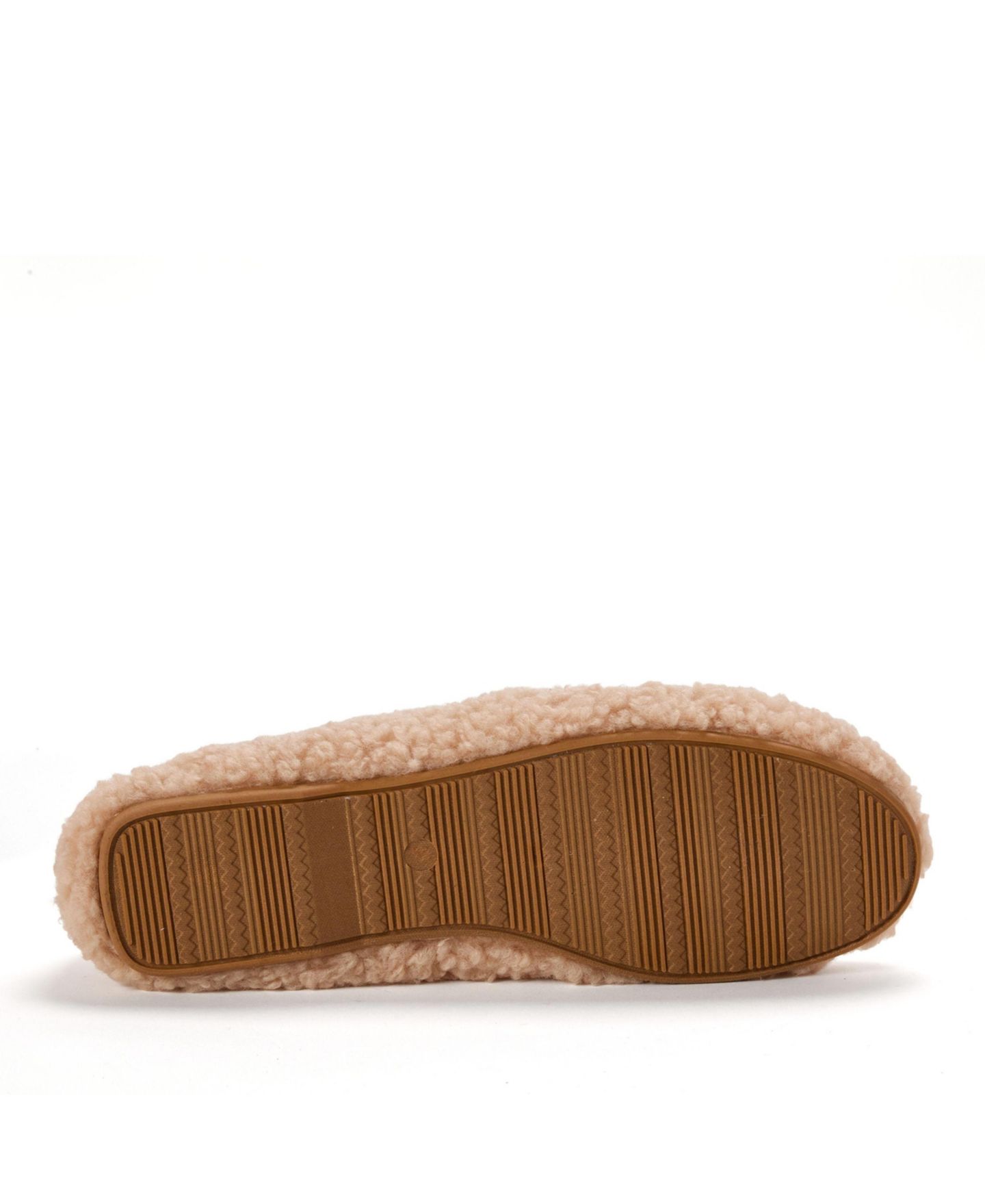 Женские тапочки Dearfoams Madeline Luxe Teddy Loafer Slipper, цвет: Латте — фото 5