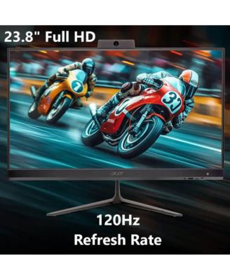24" All-in-One Desktop Intel Core i3 1305U 8GB RAM Intel UHD Graphics 512GB SSD Windows 11 Home Full HD IPS 120Hz - Black