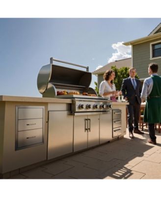 Outdoor Kitchen Stainless Steel BBQ Triple Access Drawers 18in x 23in x 23in