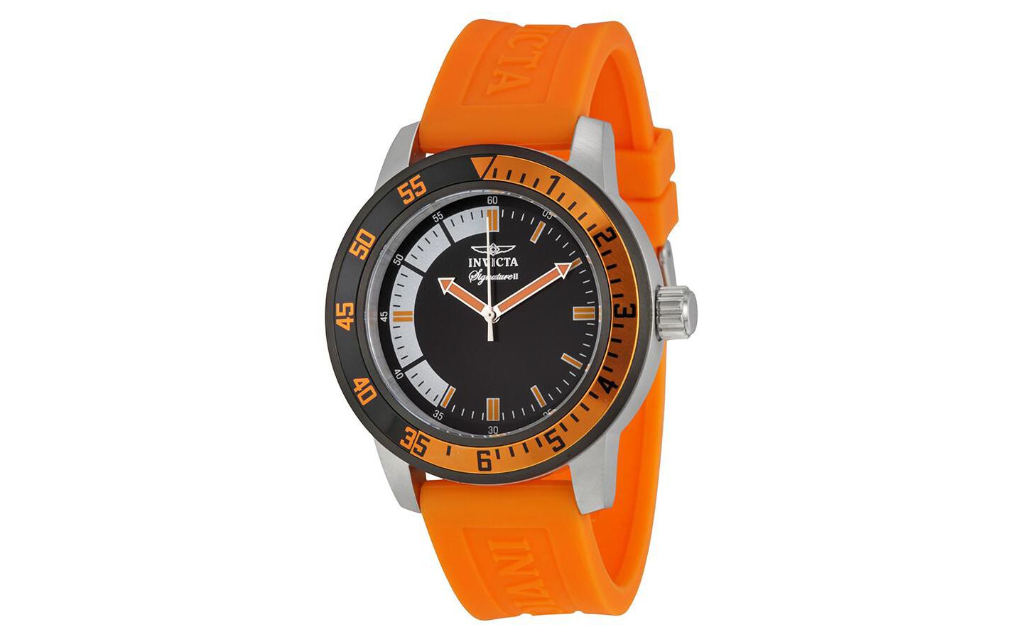 Мужские часы Invicta 7466 Signature II Quartz Dial, цвет: Оранжевый — фото 1