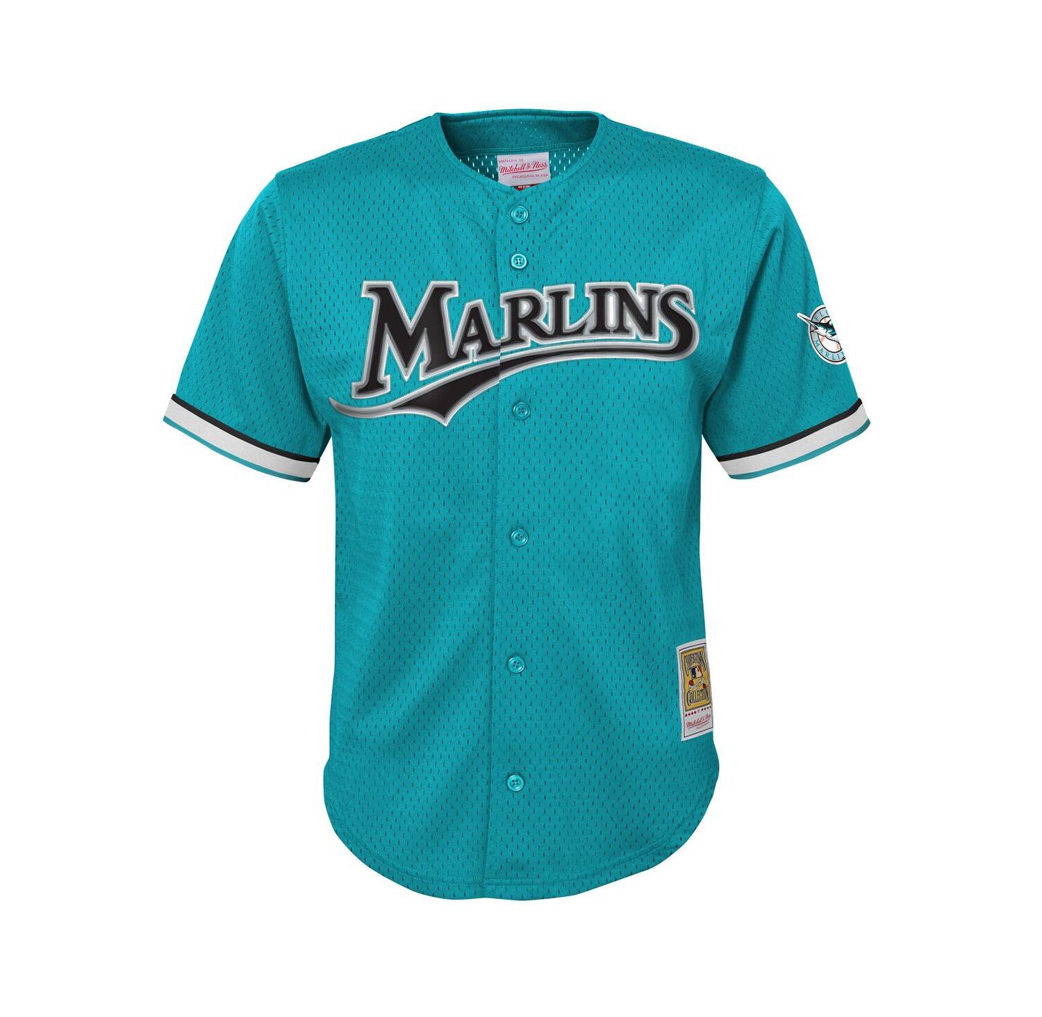 Big Boys and Girls Andre Dawson Teal Florida Marlins Mesh Batting Practice Replica Jersey