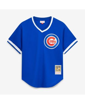 Men's Greg Maddux Royal Chicago Cubs Authentic Batting Practice Jersey