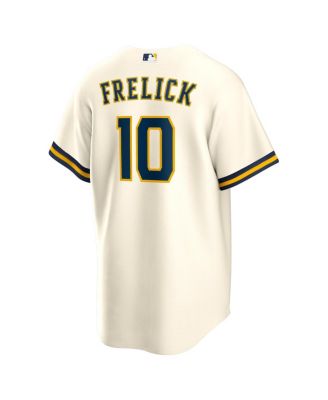 Men's Sal Frelick Cream Milwaukee Brewers Home Replica Player Jersey