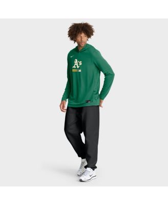 Men's Kelly Green Athletics Authentic Collection Dri-FIT Long Sleeve Hoodie