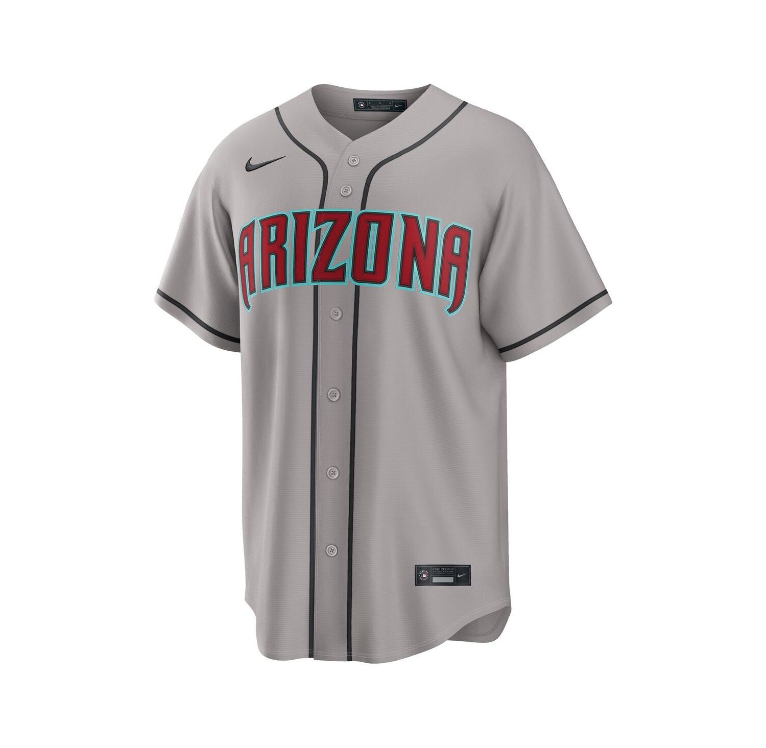 Men's Corbin Carroll Gray Arizona Diamondbacks Road Replica Jersey