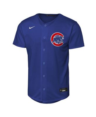 Big Boys and Girls Pete Crow-Armstrong Rush Blue Chicago Cubs Alternate Replica Jersey