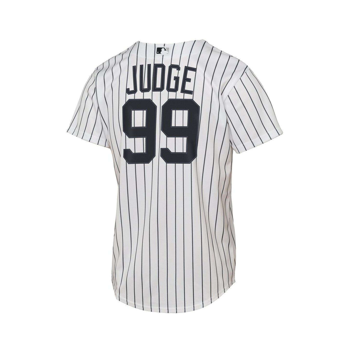 Детская домашняя джерси Nike Aaron Judge New York Yankees Replica, White — фото 3