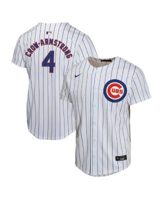 Big Boys and Girls Pete Crow-Armstrong White Chicago Cubs Home Game Player Jersey