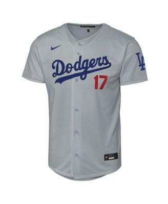 Big Boys and Girls Shohei Ohtani Gray Los Angeles Dodgers Alternate Stadium Jersey