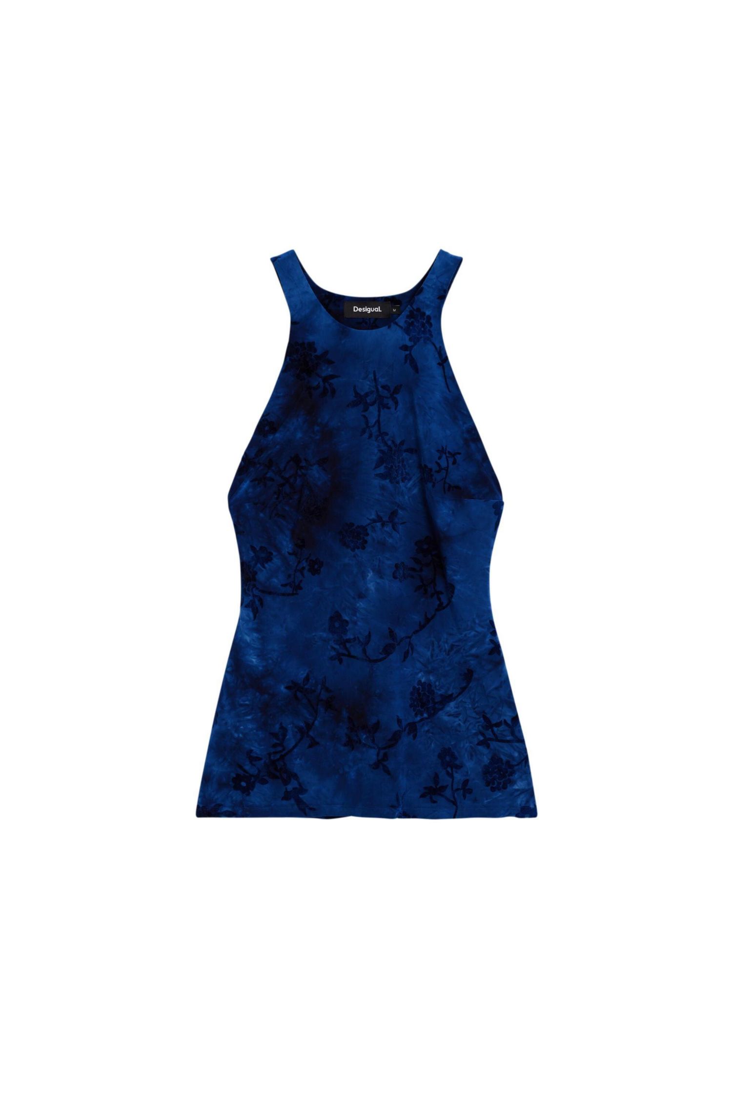 Women's Flocked strappy t-shirt