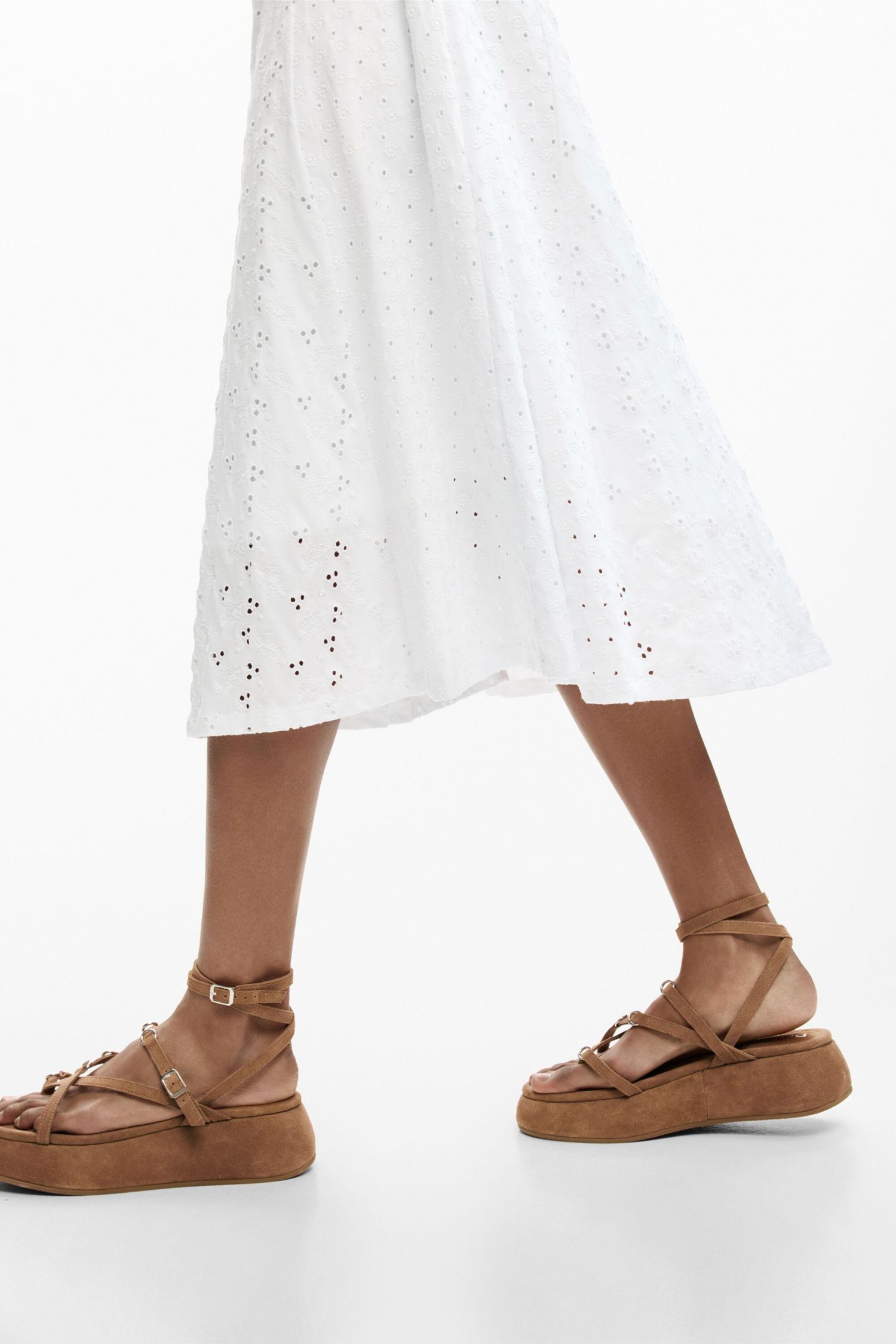 Women's Midi embroidered dress