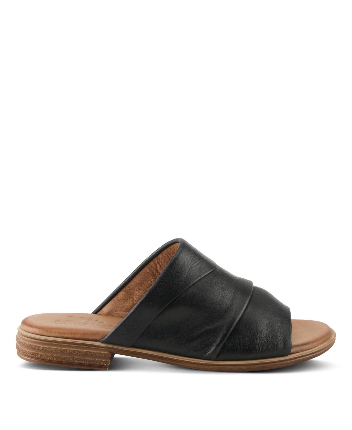 Женские сандалии Spring Step Jaleel Flat Sandal with Adjustable Strap, цвет: Чёрный — фото 5