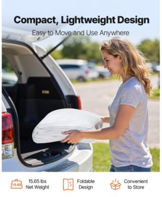 12 x 20 ft Waterproof Carport Replacement Canopy Cover Car Shelter Tarp Frame Not Included