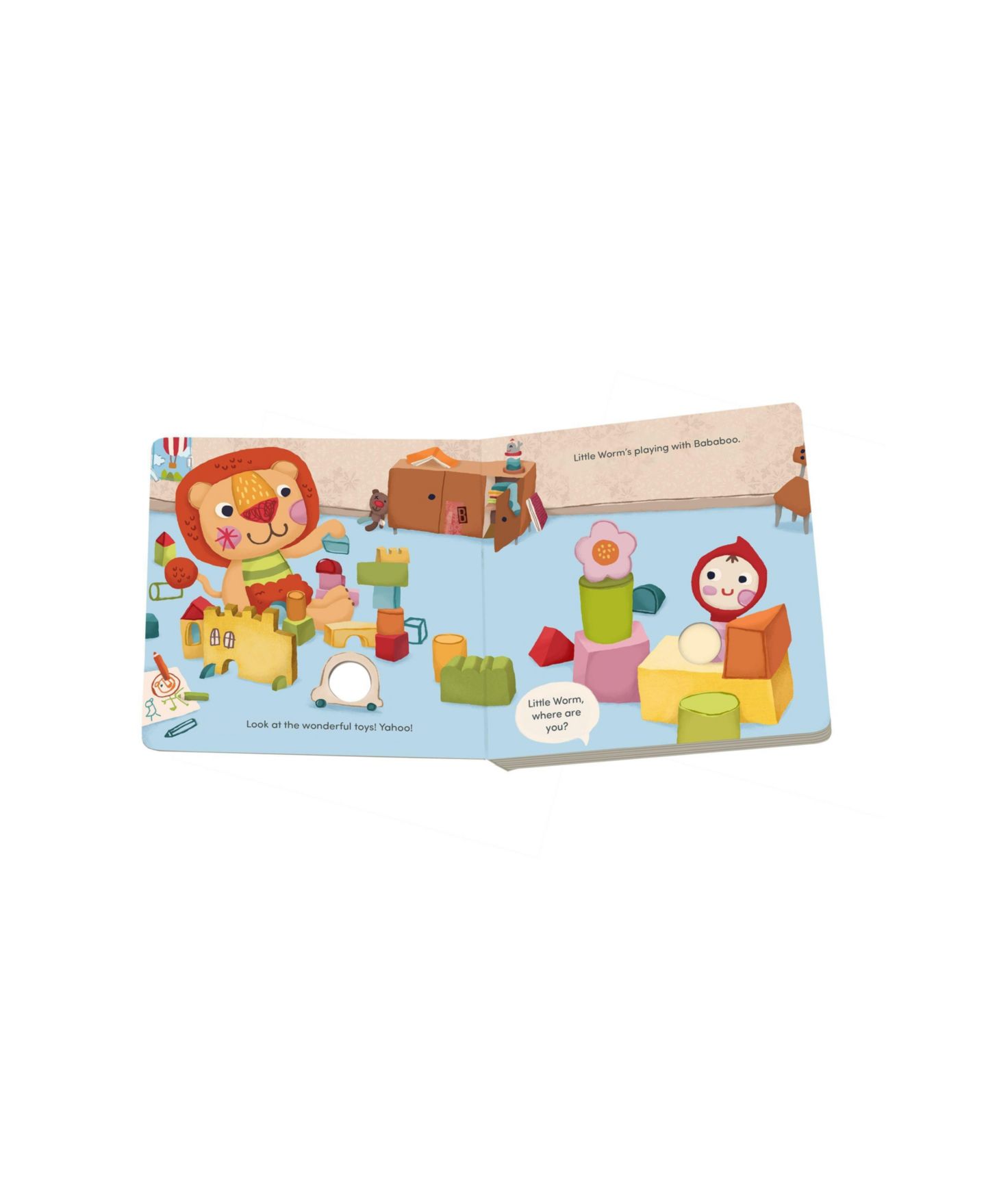 Детские мягкие игрушки Bababoo and friends Lolo Elephant Board Book and Plush, 2-Piece Set, цвет: Open Miscellaneous — фото 4