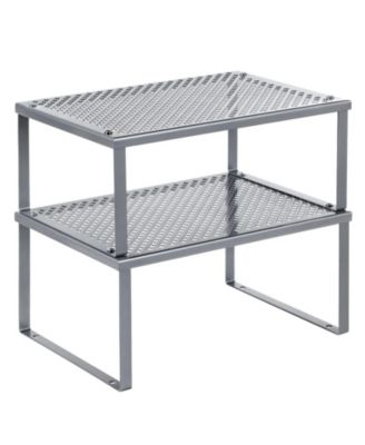 Metal Stackable Expandable Cabinet Countertop Spice Organizer Rack