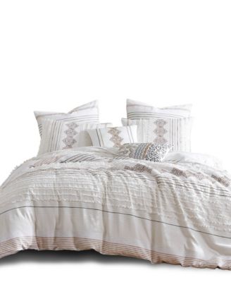 Andrew Jacquard 5-Pc. Comforter Set, Queen