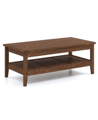 Farmhouse Cocktail Table 47-Inch with Thickened Tabletop