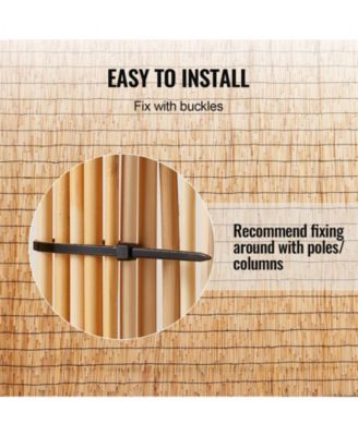 Reed Fencing 4 x 16.4 ft Decorative Privacy Screen for Outdoor Use