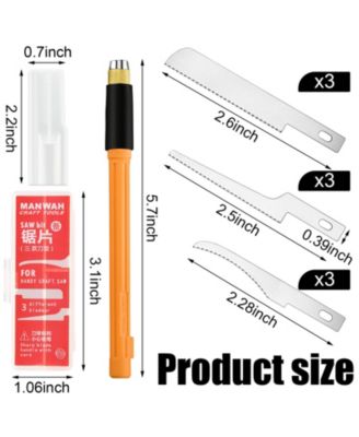 Mini Hand Model Tools Hobby Kit Tiny Hacksaw Miniatures DIY Crafts Plastic Wood