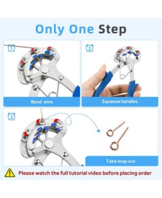 Looper Pliers One Step Wire Looping Beading Tool 24-18 Gauge
